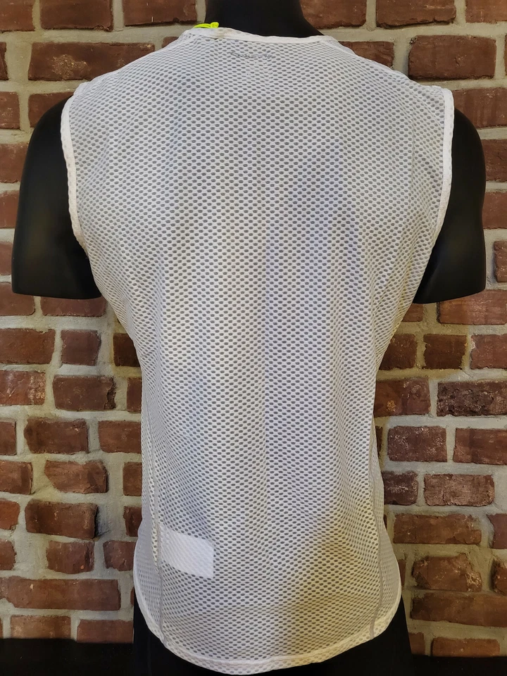 Camiseta interior funcional Craft Stay Cool Mesh superligera sin mangas blanca Foto 2 de 3