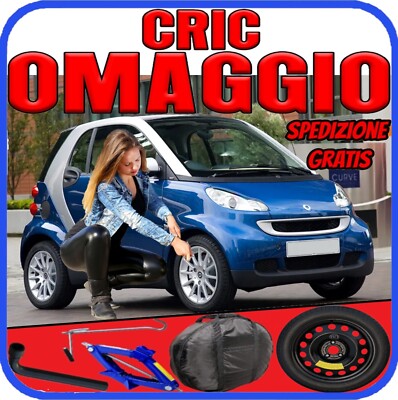 Platzsparend Notrad 3Fori Ab 15 Für Intelligent Fortwo W 450 451 Mit Cric + Key