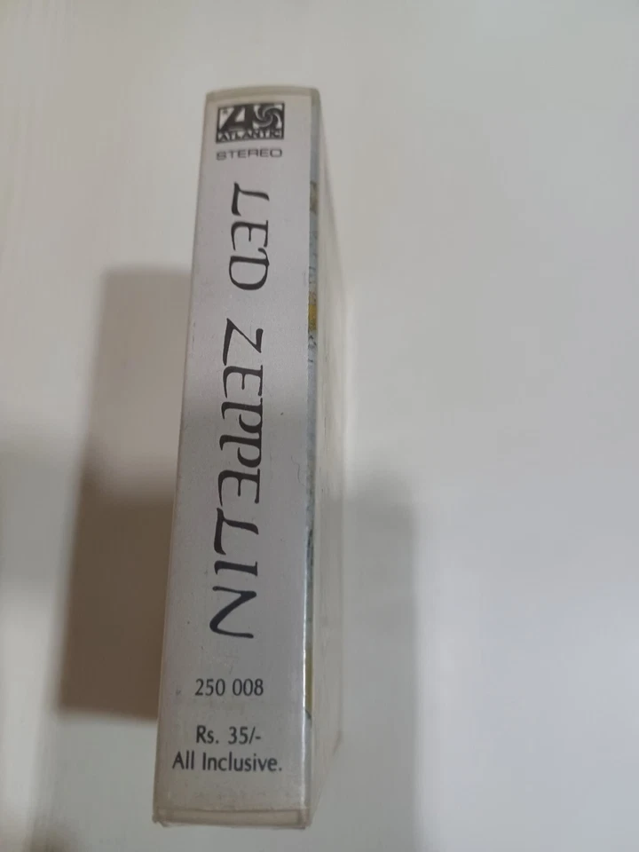Led Zeppelin IV RARE orig Cassette tape INDIA indian Clamshell - Image 3 of 4