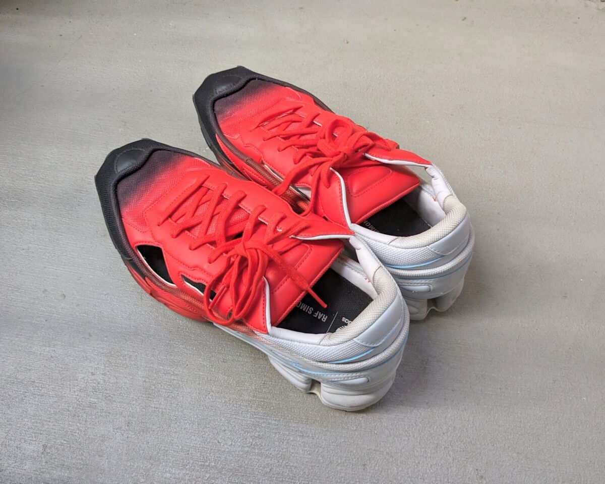 Adidas Raf Simons Ozweego Replicant Red Black Men 12 Adidas Raf Simons Ozweego Replicant Red Black Men 12