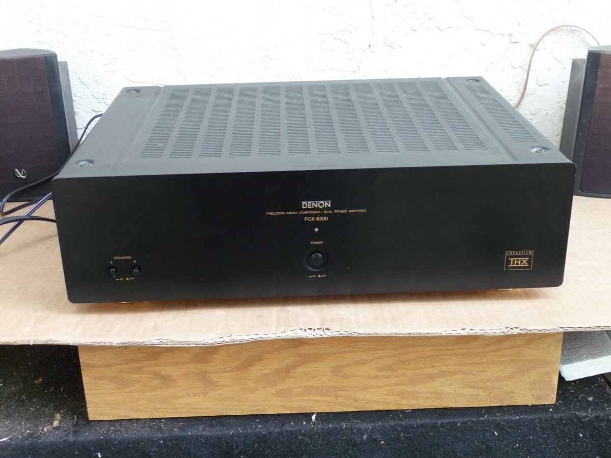 Denon POA-8200 THX Dual Power Amplifier 240 Watt Stereo 2 Channel