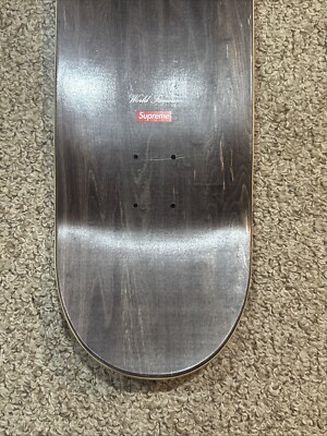 Supreme Airbrushed Floral Skateboard Deck White SS19 | eBay