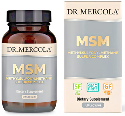 Sulphur - MSM Sulfur Complex Bio Eco Dr Mercola 60 Capsules - Dietary Supplem...