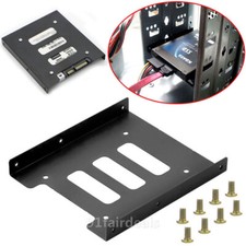 2.5" to 3.5" Adapter Bracket Dock SSD Metal Hard Drive Tray Caddy Bay BLK35TO25