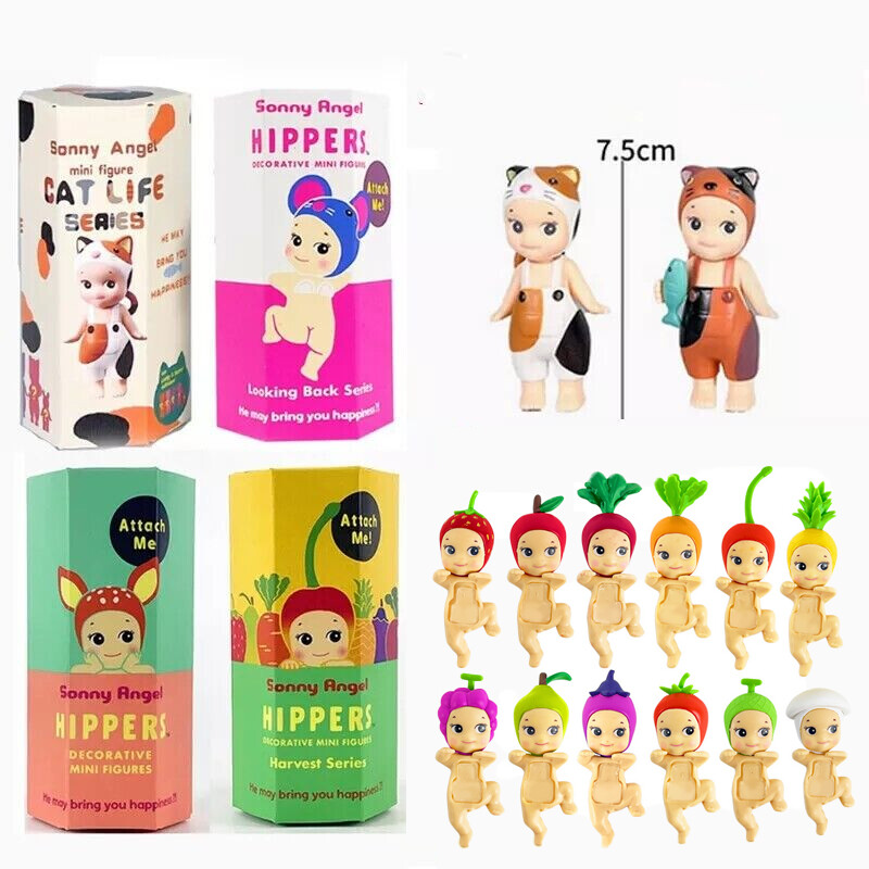 Sonny Angel Hippers Lying Down Angel Series Anime Figures Toys Blind Box US