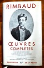 BIBLIOTHEQUE DE LA PLEIADE N°68 1954-RIMBAUD-OEUVRES COMPLETES-TBE QUASI PARFAIT