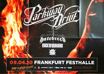 PARKWAY DRIVE 2020 FRANKFURT - orig. Concert Poster - Konzert Plakat - A0 F/U
