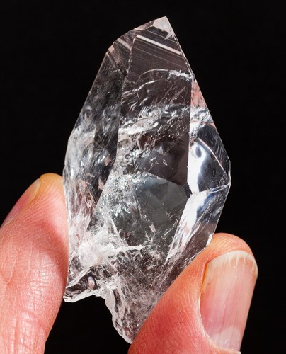Lemurian Quartz Crystal Clear Points Crystals Colombia 47mm H1334 - Picture 6 of 13