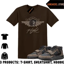 Shirt Match AJ Jumpman Jack Travis Scott Dark Mocha Sneaker Cactus Flight Zombie