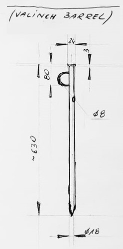 Copper Whisky Barrel Thief & Valinch 63cm - Pipette for Sampling, Wine Thief - Picture 10 of 11