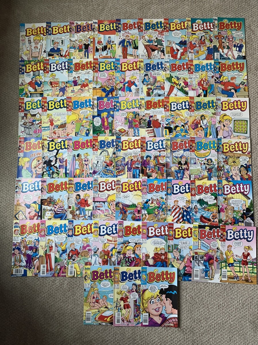 Vintage Lot Of 57 Betty Comic Books - Archie - No 42-131 Rare