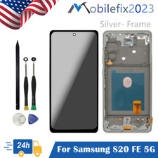 OLED For Samsung Galaxy S20 FE G781 G780 LCD Display Touch Screen Assembly Frame