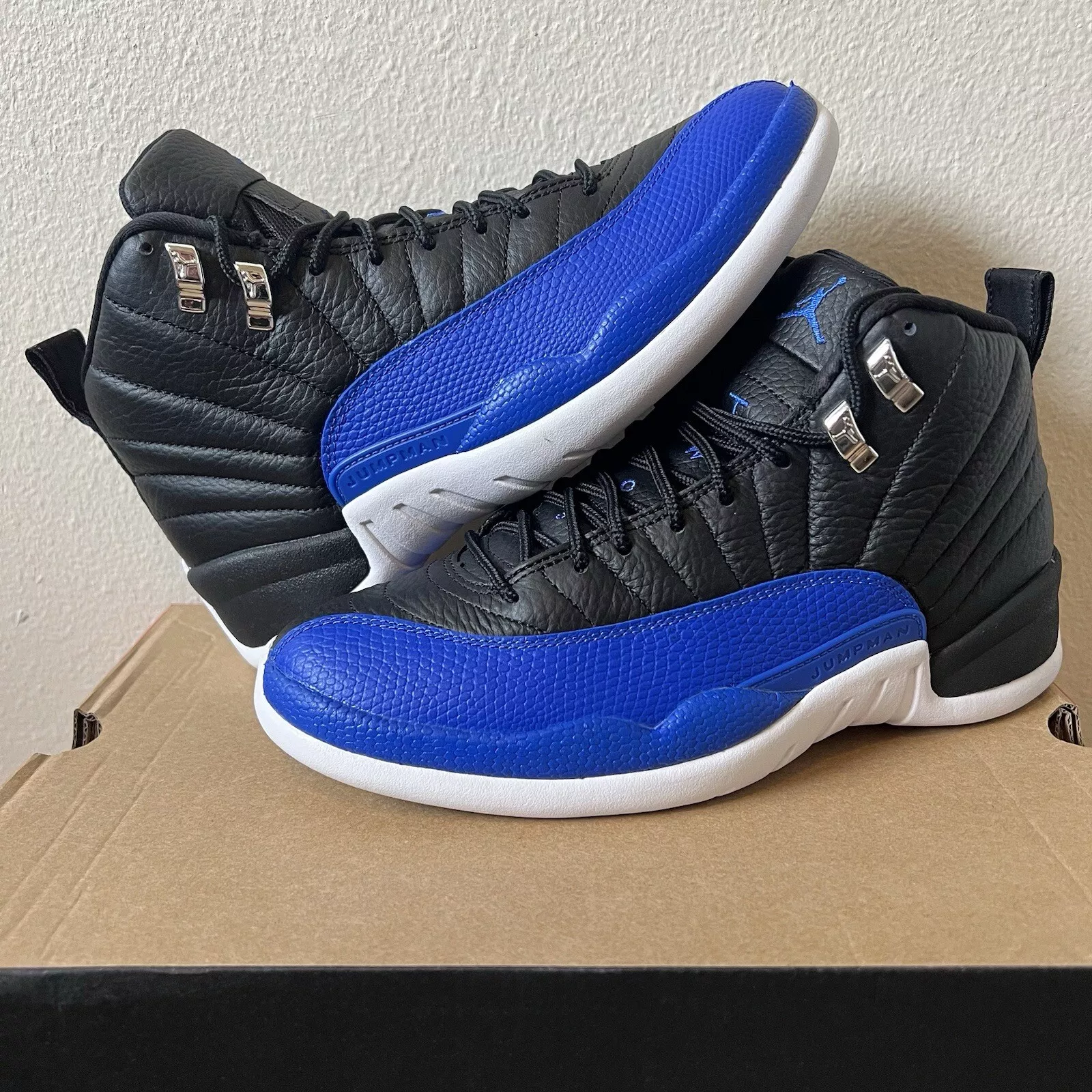 Nike Air Jordan 12 Retro 1 Hyper Royal Taille 9 Femme Supreme SB Dunk Fragment