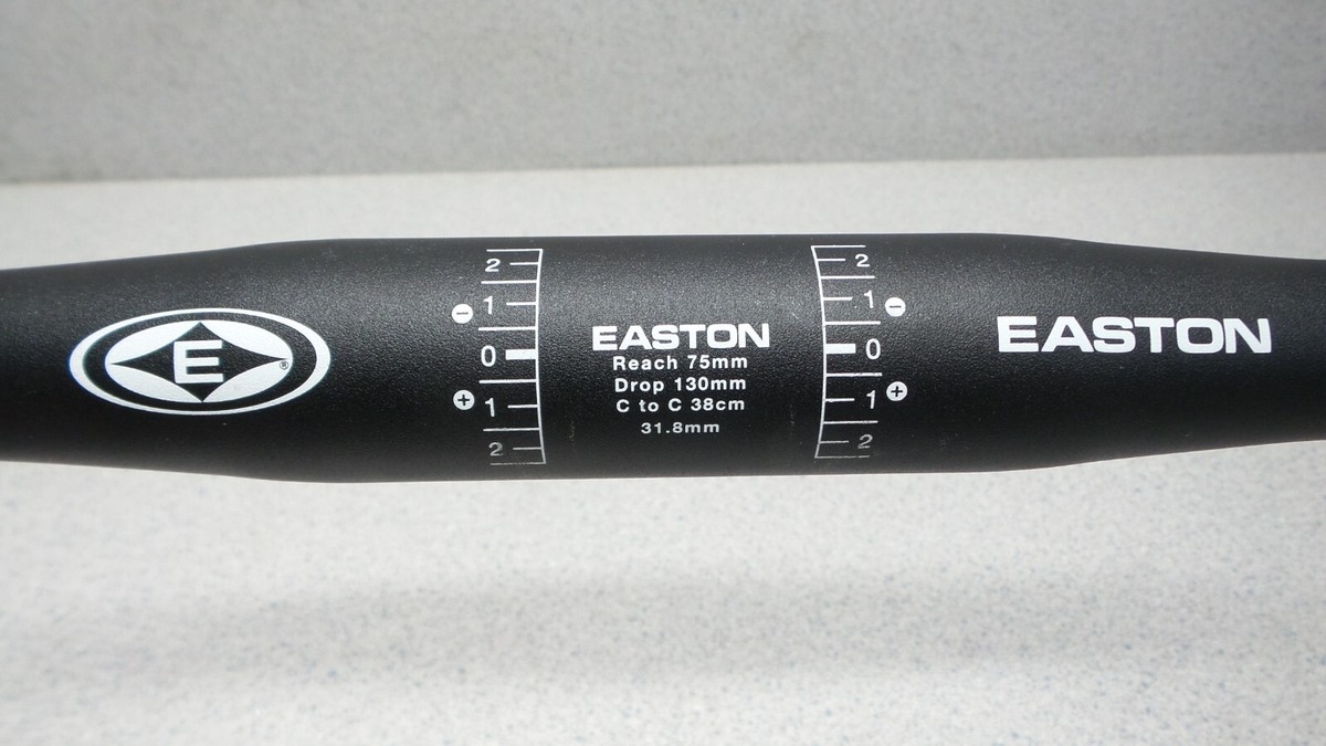 Easton Drop Handlebar - Aluminum, reach 75mm drop 130mm c to c