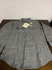 Vintage Red Head Inc 100% Cotton Button Up Long Sleeve Shirt! NWT! Made In USA