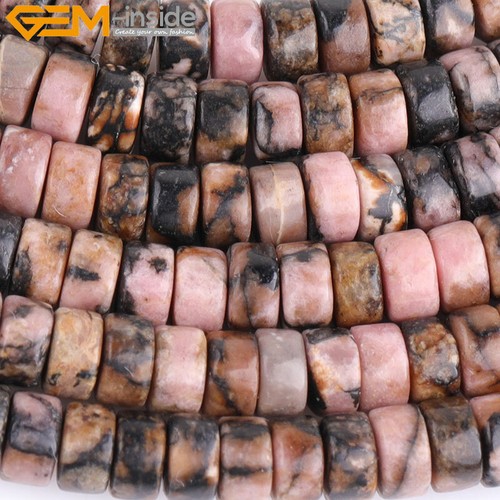 2x4mm Gemstones Rondelle Stones Heishi Spacer Loose Beads 15" Agate Jasper DIY - Picture 35 of 181