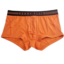 Perry Ellis Men’s Microfiber Trunks M Orange NWT