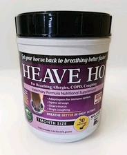HEAVE HO Horse Supplement for Allergies COPD 30 Servings Exp. 3/25