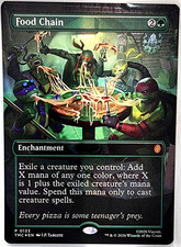 Food Chain (Borderless) Commander: Teenage Mutant Ninja Turtles MTG Foil NM #133
