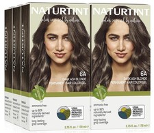 Naturtint 6A Dark Ash Blonde Permanent Hair Color - 6 Pack, Ammonia-Free, Vegan