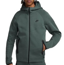Nike Tech Fleece Windrunner Men s XXL Full Zip Hoodie Jacket Green FB7921-338