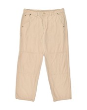 CHAPS Mens Straight Chino Trousers W38 L32 Beige Cotton AJ83