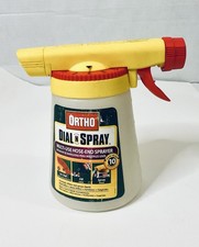 Genuine Ortho Dial 'N Spray Multi-Use Hose-End Garden Lawn Feeder Sprayer Bottle