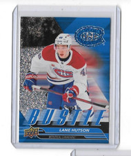 2025-26 Upper Deck Series 1 LANE HUTSON Bustle Insert Speckle SP Canadiens