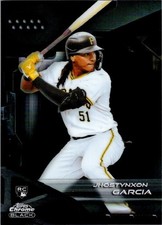 Jhostynxon Garcia 2026 Topps Chrome Black Base Rookie Card #23 - Pirates