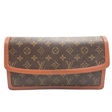 Louis Vuitton Pochette Dame Pm Monogram Clutch Bag Women Brown One Size