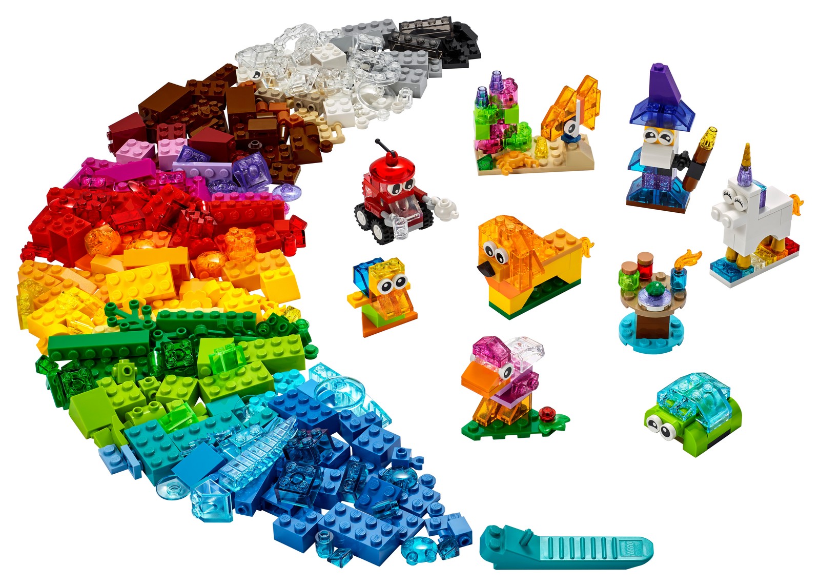 Lego Classic - Mattoncini Trasparenti Creativi - Immagine 2