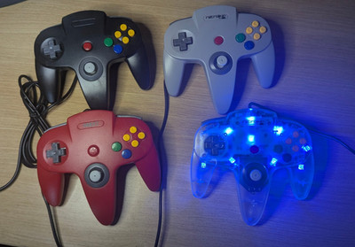 4 n64 controllers for PC - usb (retrotink, INNEXT)