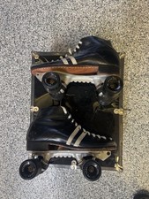 liedell red wing roller skates vintage