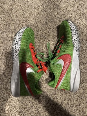 Nike Stocking Stuffer Grinch LeBron Shoes Size 10