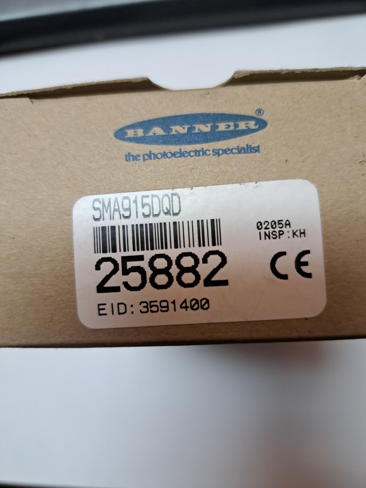 NIB BANNER SMA915D PHOTOELECTRIC SCANNER 25881