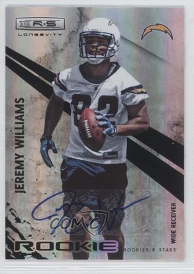 2010 Panini Rookies & Stars Longevity Rookie 48/49 Jeremy Williams Auto RC 1z4