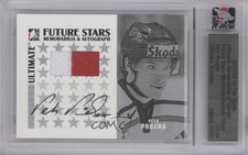 2005-06 ITG Ultimate Memorabilia 6th Edition Silver 7/40 Petr Prucha Auto 0a1