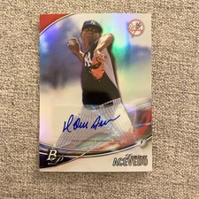 2016 Bowman Platinum Top Prospects Domingo Acevedo #TPA-DA Auto