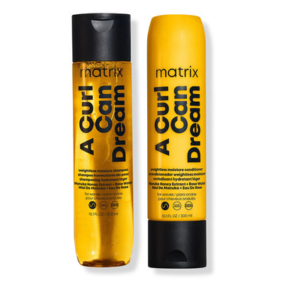 Matrix A Curl Can Dream Weightless Moisture ShampooConditioner For Waves 10.1 oz