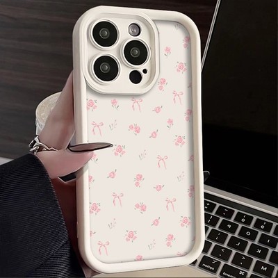 Bowknot Flower Case für Honor iPhone Samsung Motorola Xiaomi ShockProof Cover