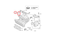FüHrungsbuchse AnsaugkrüMmer Fiat Grande Punto - Panda Original 71716945
