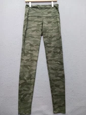 SNG Women's Leggings Size S/M Green Camo Skinny Stretch