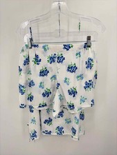 Pre-Owned Kate Spade White Size Medium Floral Set Pajamas