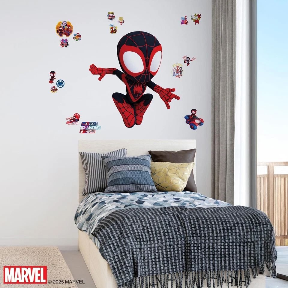 RoomMates Marvel's Spidey and His Amazing Friends: Spin Peel and Stick Wall D... — 第 2/4 张图片