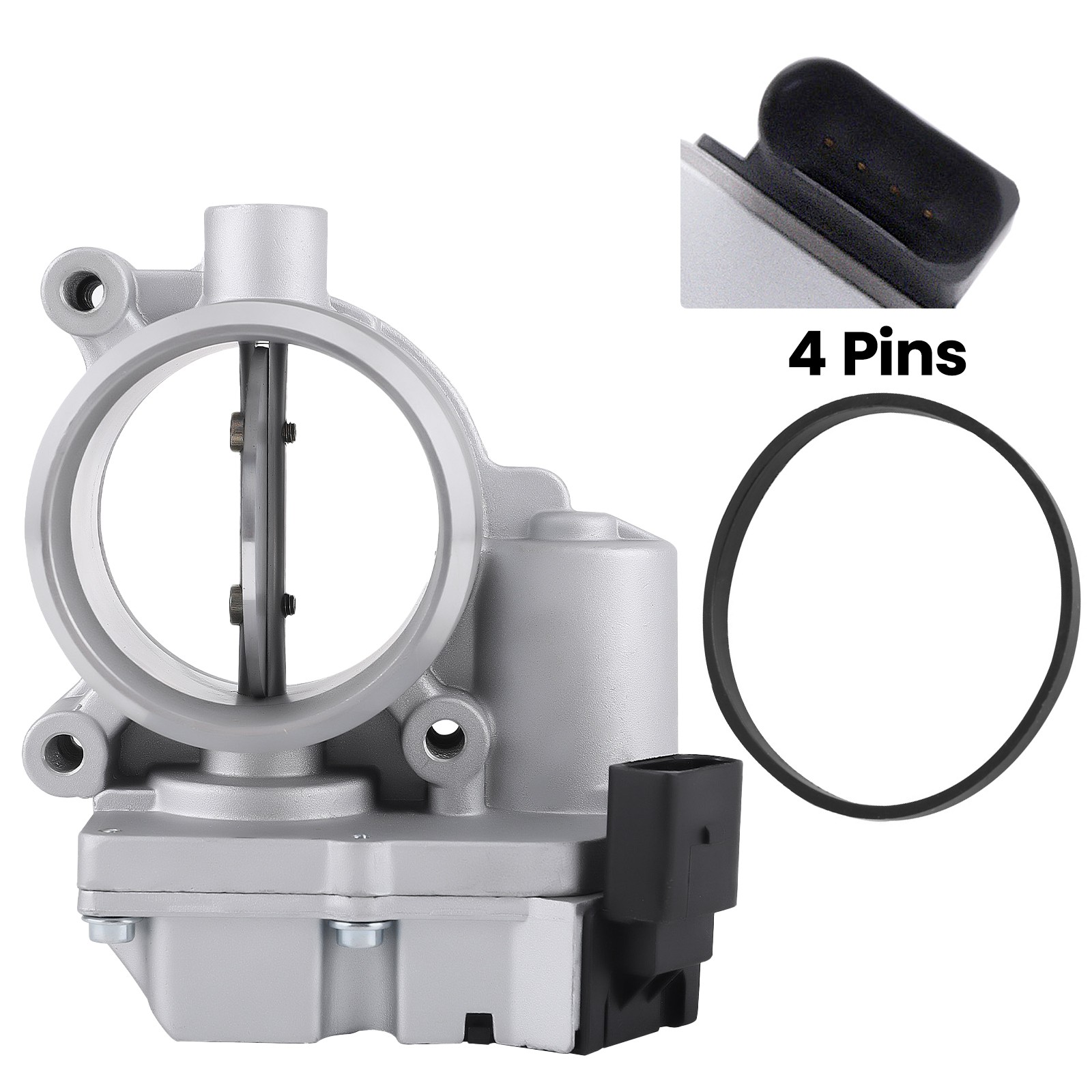 Boitier papillon haute précision en alliage pour Audi S6 et Touareg 2003-2005