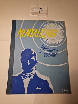 Mentalistrix The Amazing Maurice Magic Book Micky Hades 1964