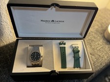 Maurice Lacroix AIKON Herrenuhr SS dünne Kratzer gebraucht guter Zustand...