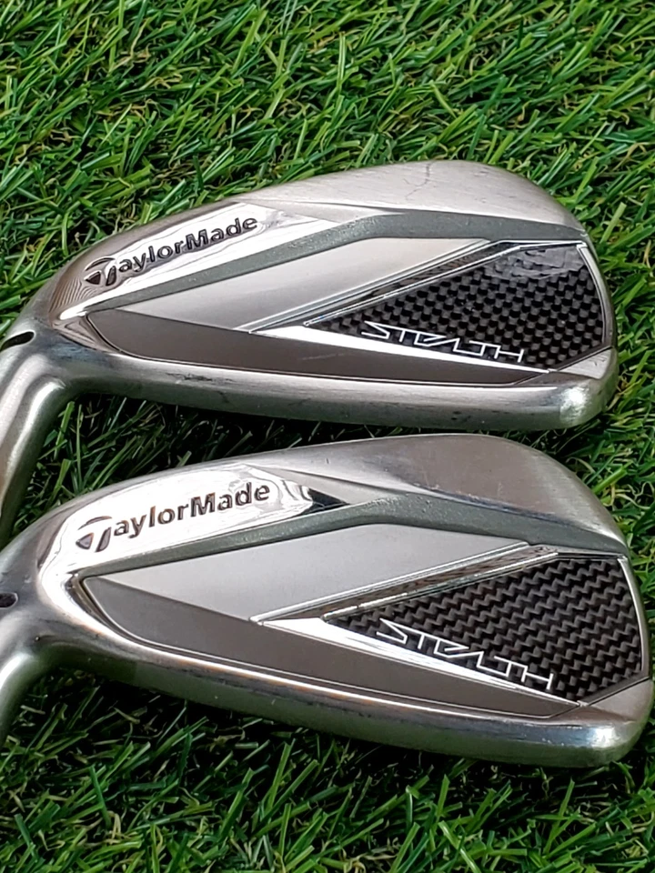 (2) LH TaylorMade Stealth 5 & 6 Iron KBS Max MT 85 Regular Flex Steel R|85  - Image 2 of 4