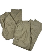 5.11 Tactical Series Pants Mens 36x32 Ripstop Tan Cargo Utility Workwear 2 PAIRS
