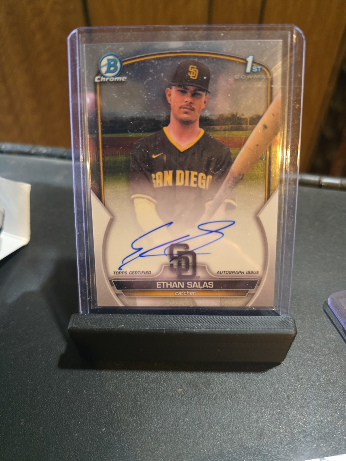 Ethan Salas 2023 Bowman Chrome #CPA-ESS Prospect Auto (1st) Price
